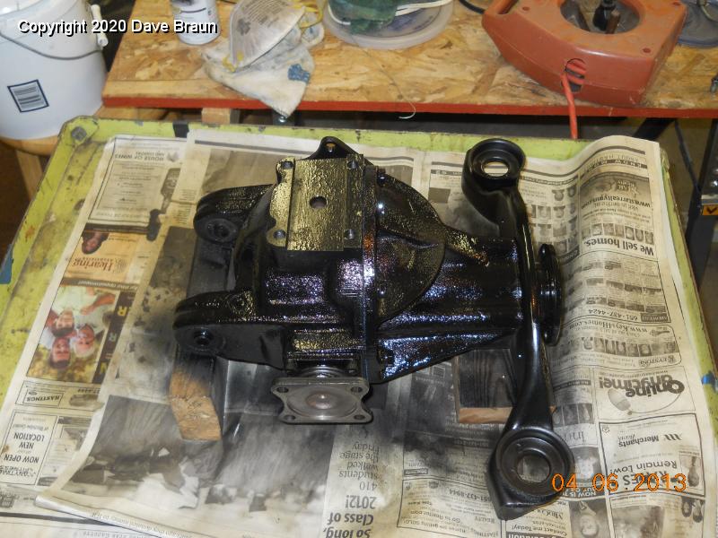 Spitfire1974/Restoration/Differential/Painting rear axle